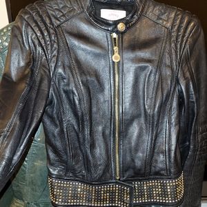 Versace H&M collection leather Jacket